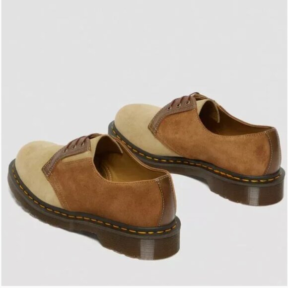 Dr. Martens 1461 Made in England Buck Suede Oxford Shoes NWOT